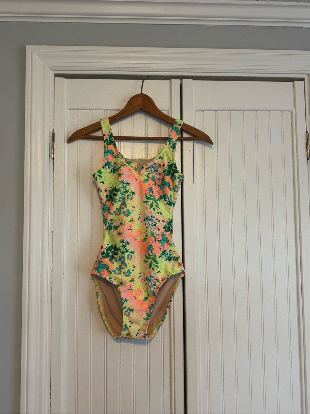 Floral Neon One-Piece Swimsuit